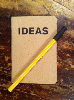 Sit back, relax and get the ideas out of your head and onto paper!