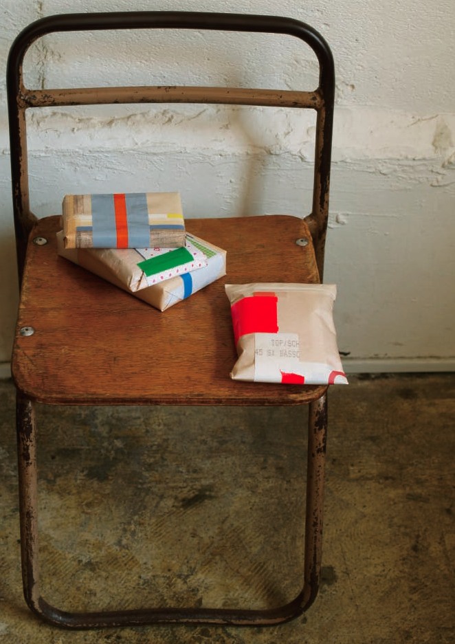 Funky and useful! Get arty in your wrapping. 