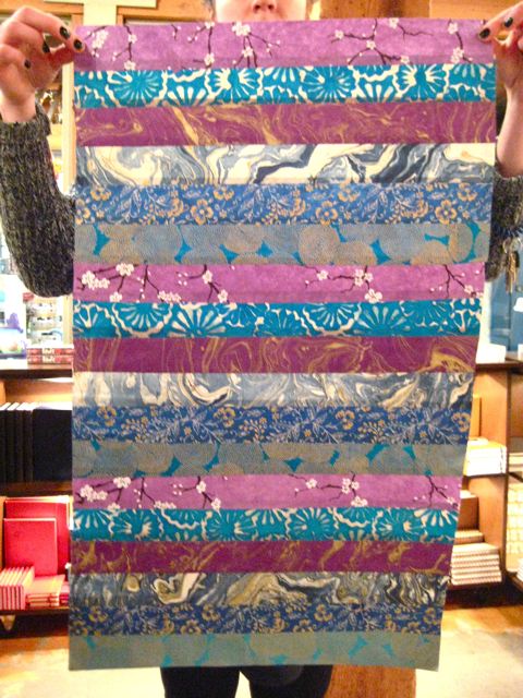 We are very excited about these new handmade Nepalese papers. Each silk screened in gorgeous patterns or designs. 