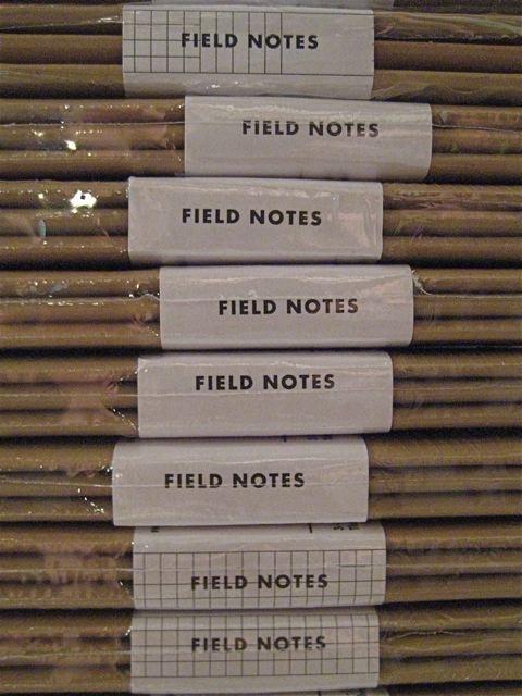 I'm not writing it down to remember it later, I'm writing it down to remember it now, with FIELD NOTES