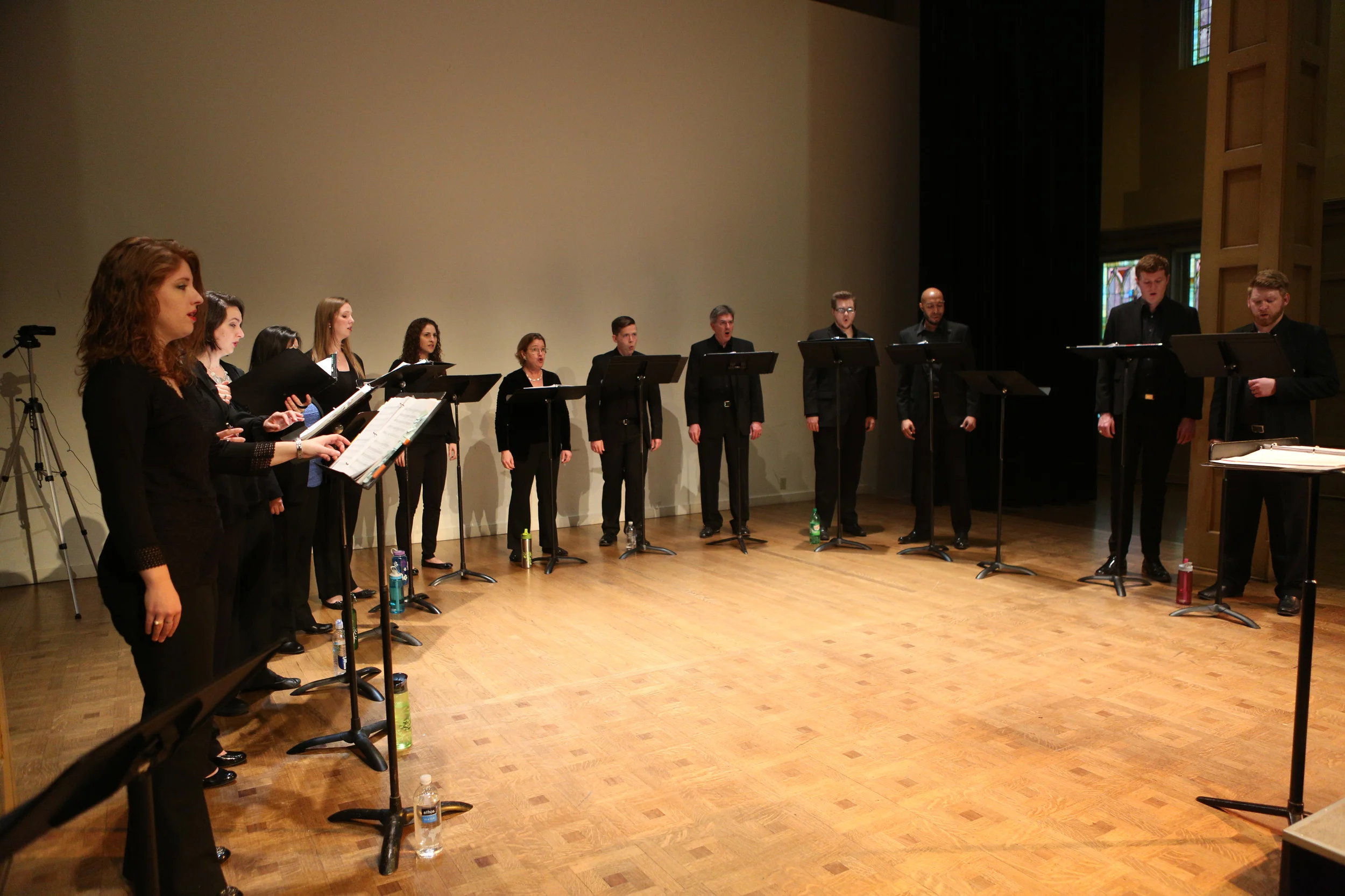 Chorosynthesis Singers in Rehearsal