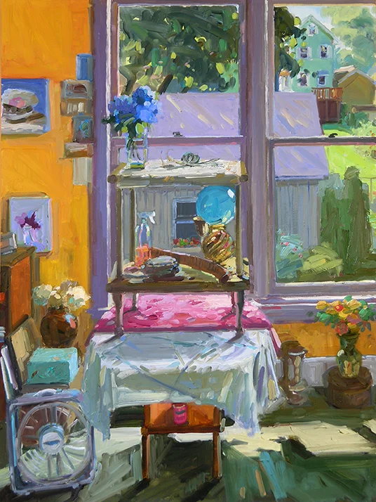 interior with fan