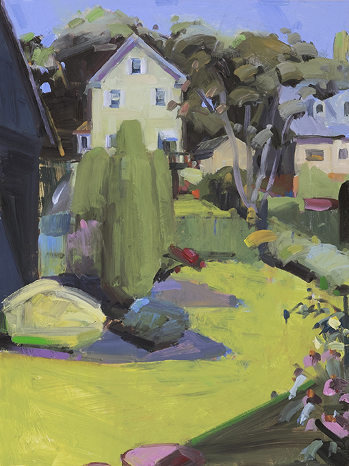Backyard Morning, August