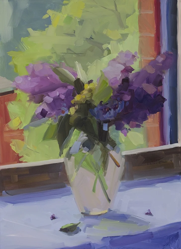 Lilacs and Window