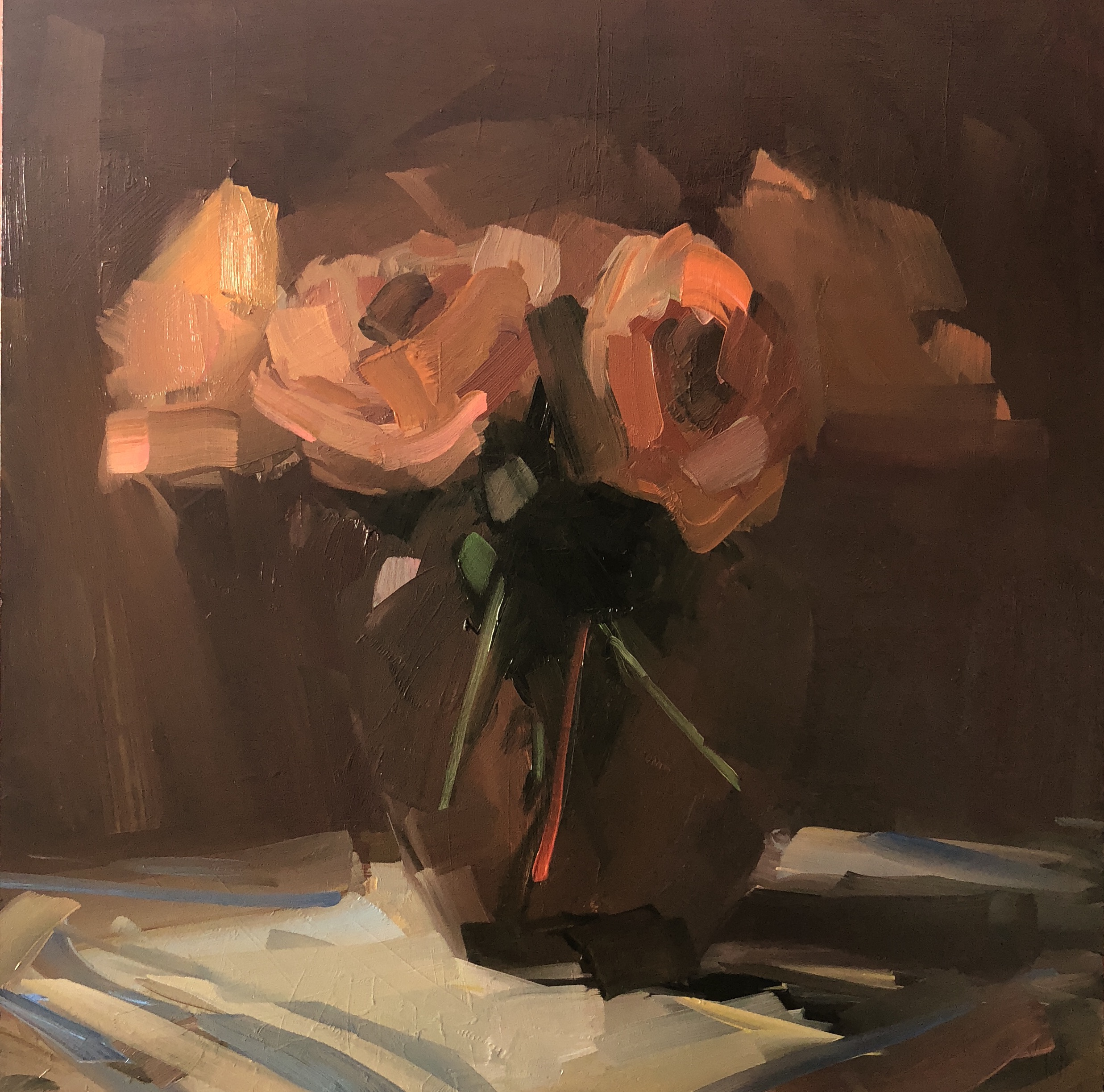 Orange Roses I, December