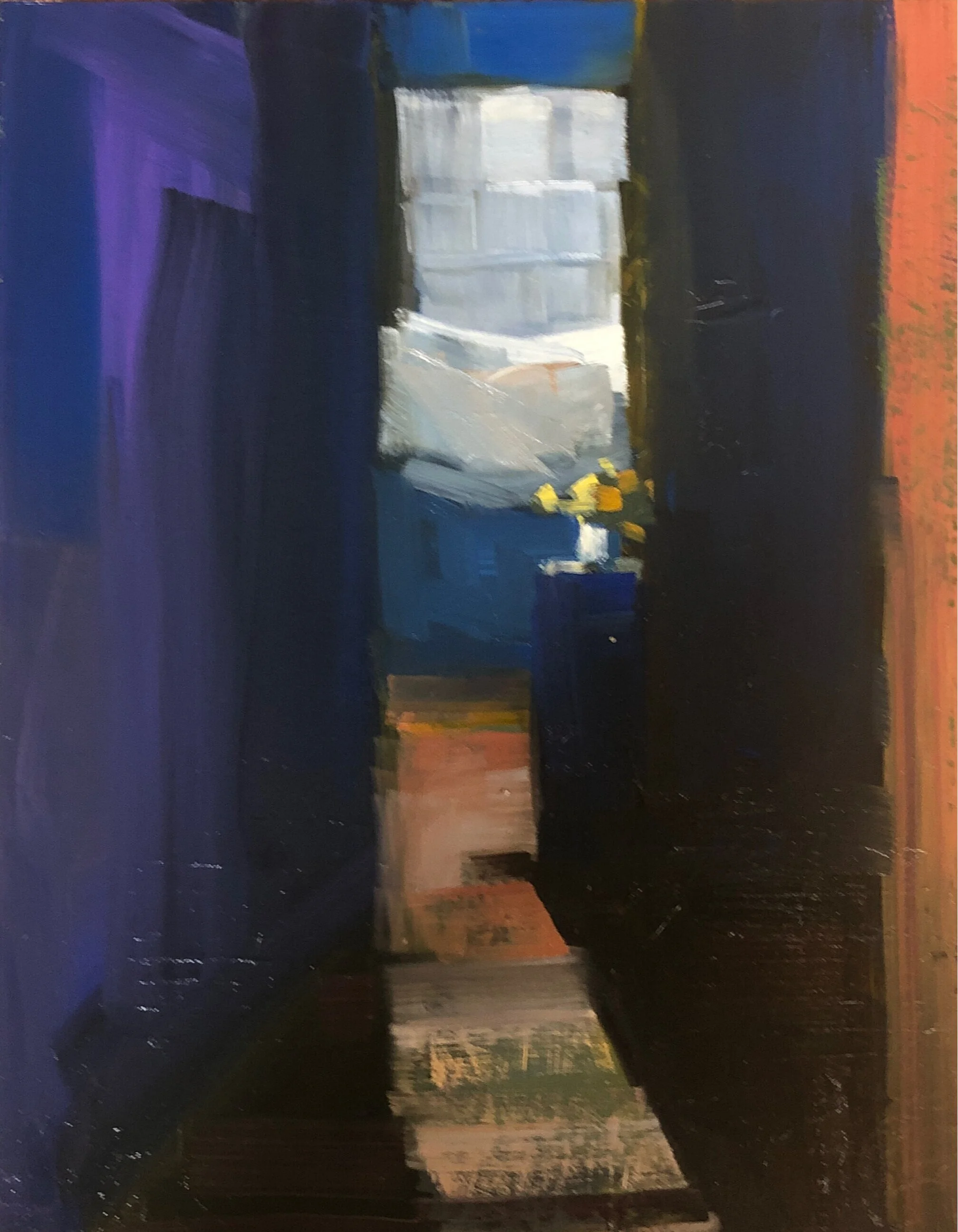 Daffodils and Dark Hallway (Copy)