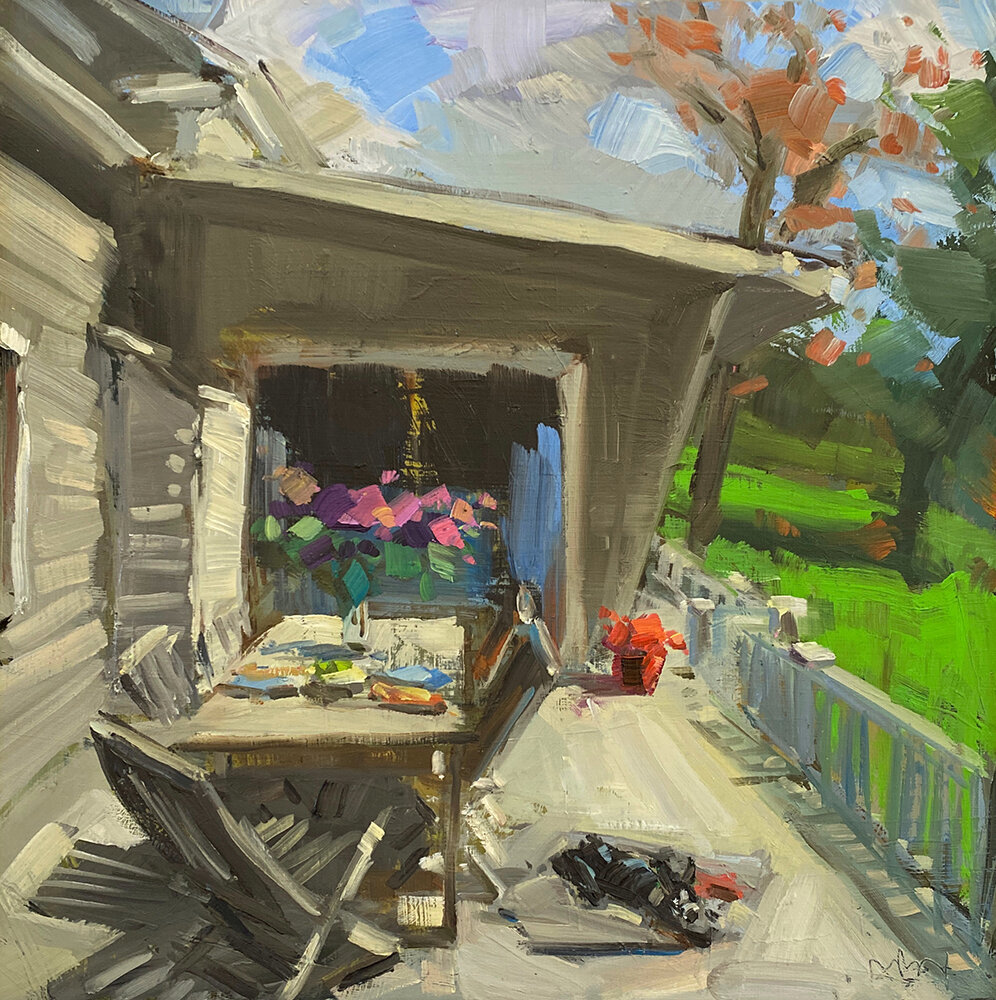 May 13th, Noon, 14 x 14, oil on panel (Copy)