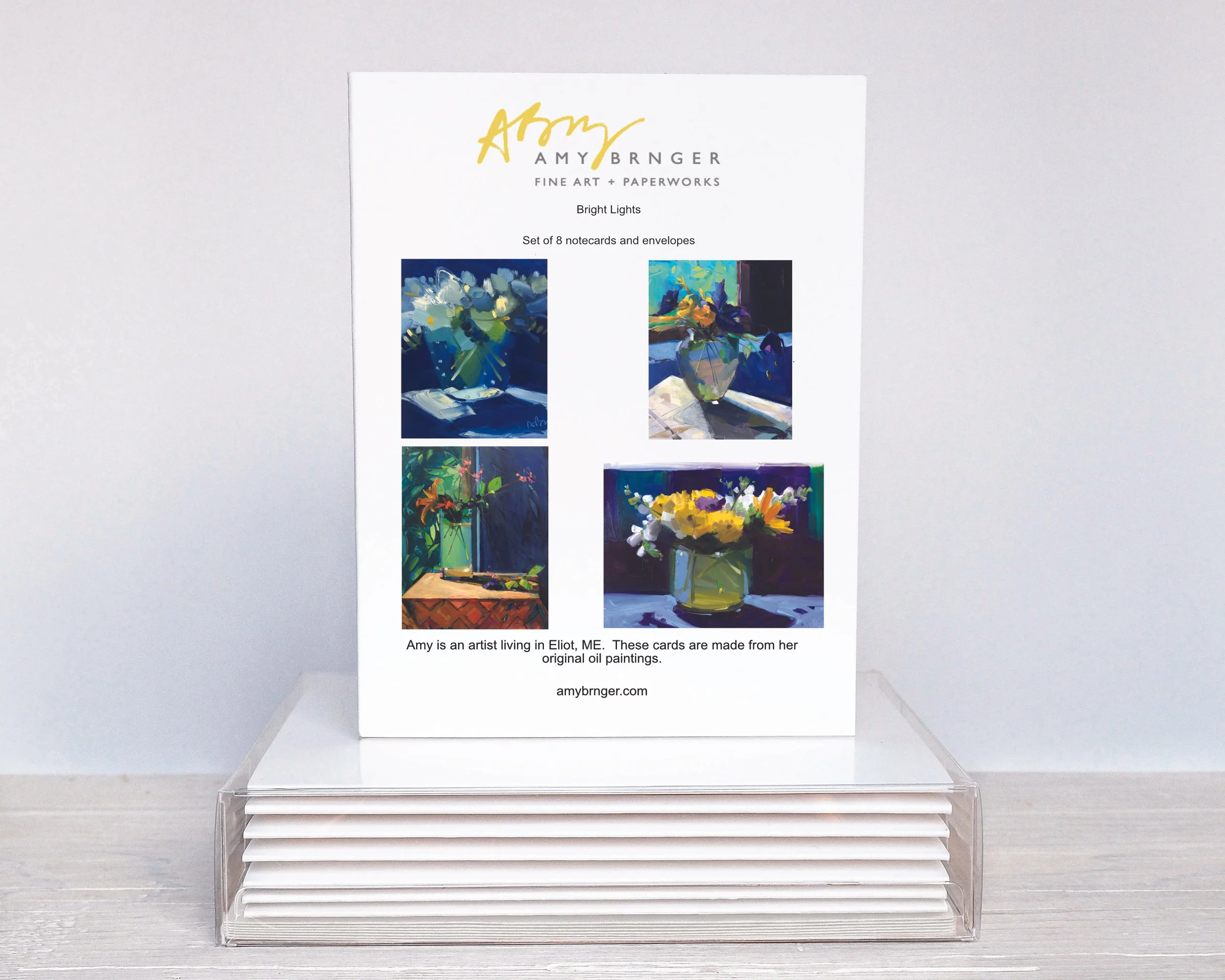 NEW Bright Lights Note Card Set (8 cards and envelopes)