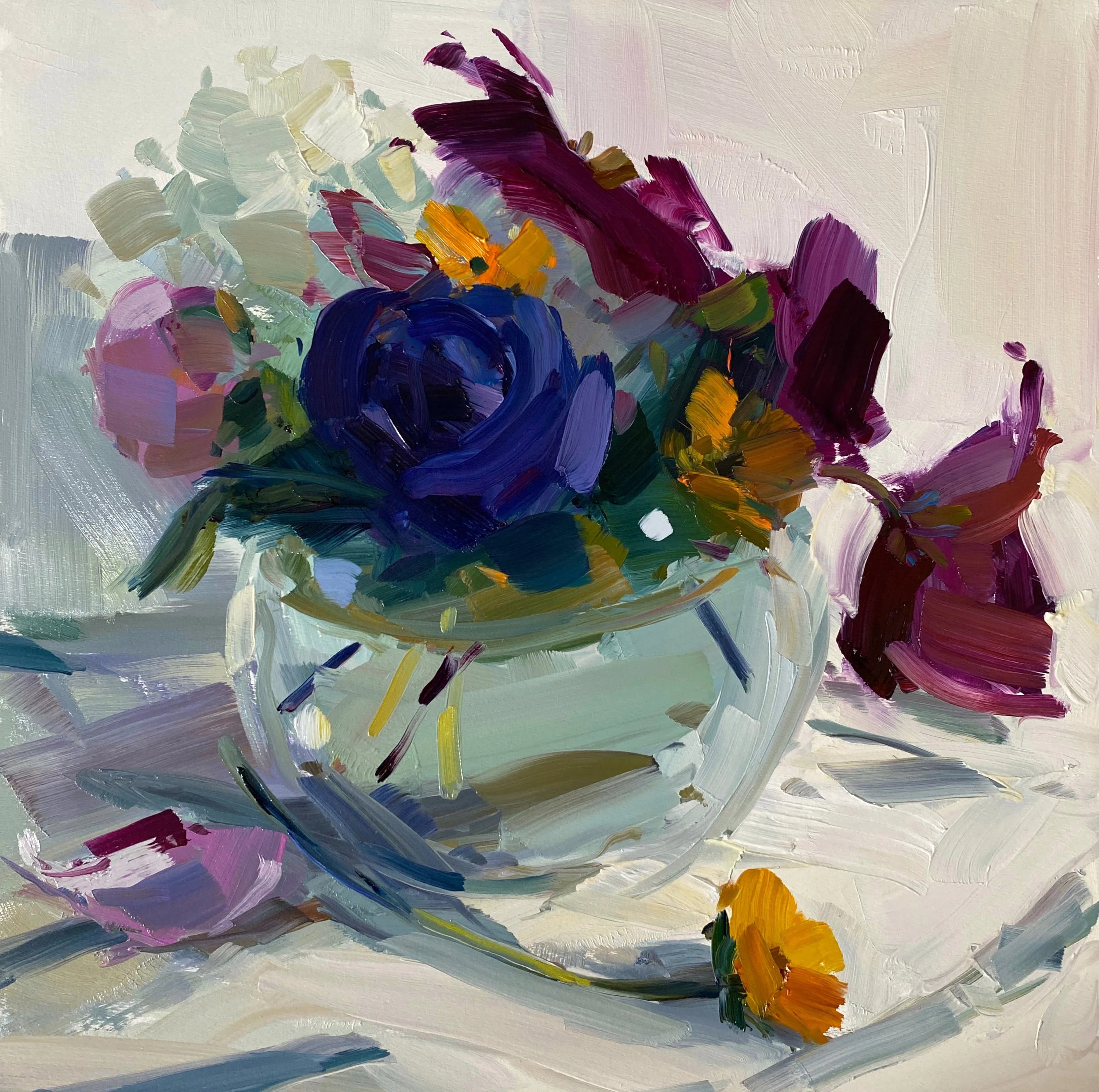 Clematis and friends 12 x 12 oil on panel.jpg