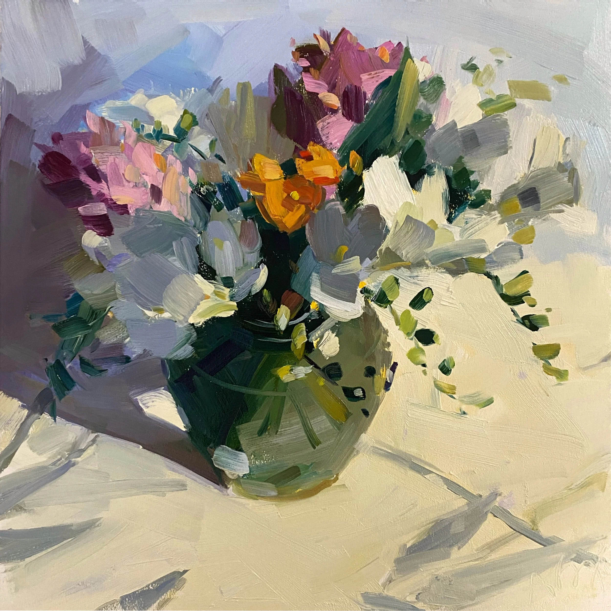 Freesias and Hyacinth 10 x 10.jpg