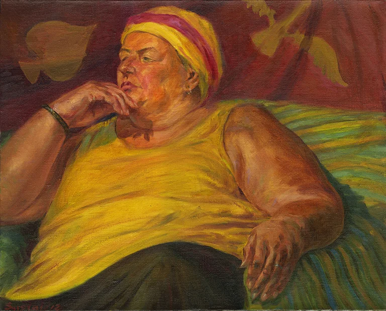 Golden spade, oil on canvas ,
N/A