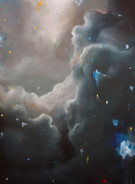With Goethe's slowness 18"x24" oil on board 2013