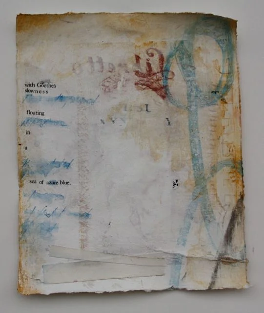Goethe's slowness 7"x9" mixed media on paper 2013