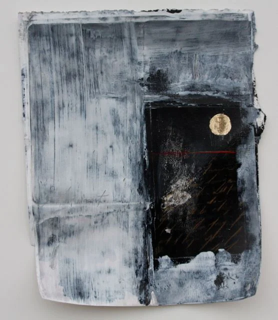 Bridge 7"x9" mixed media on paper 2013
