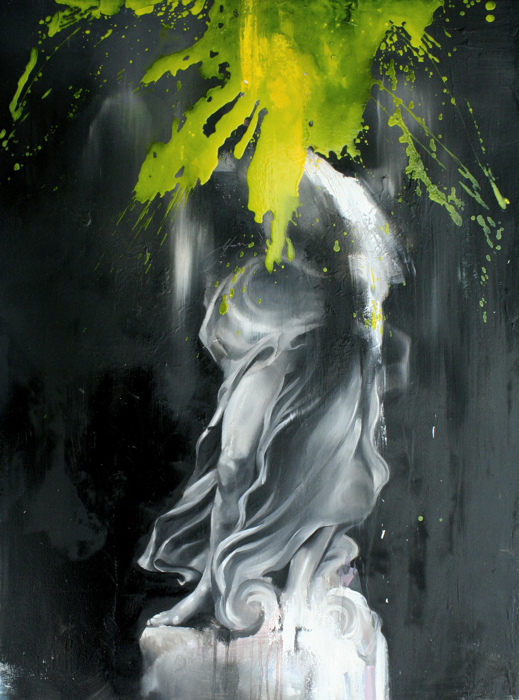 Cadmium oil on canvas 48"x36" 2013