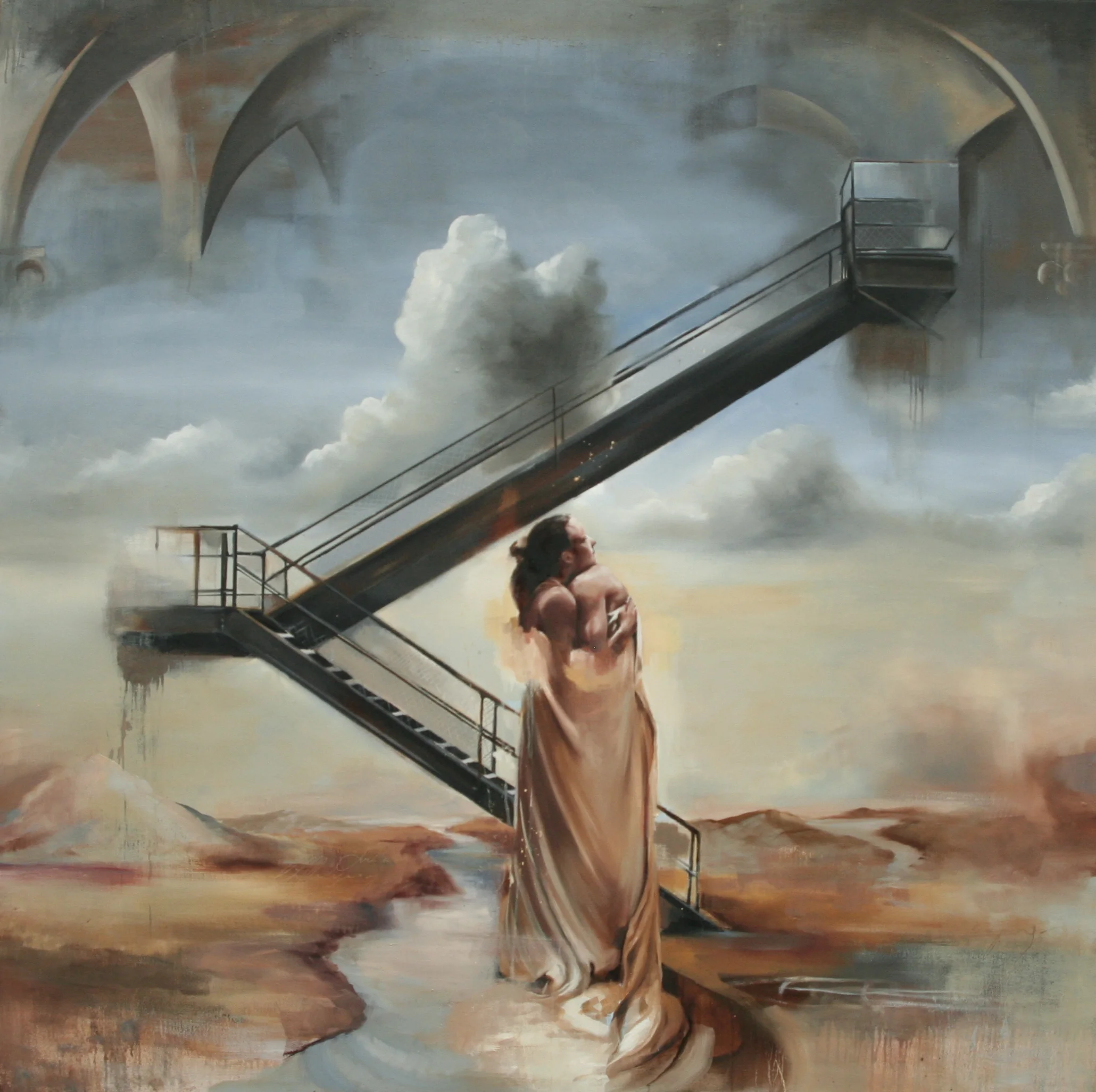 Sinfos oil on canvas 72"x72" 2012