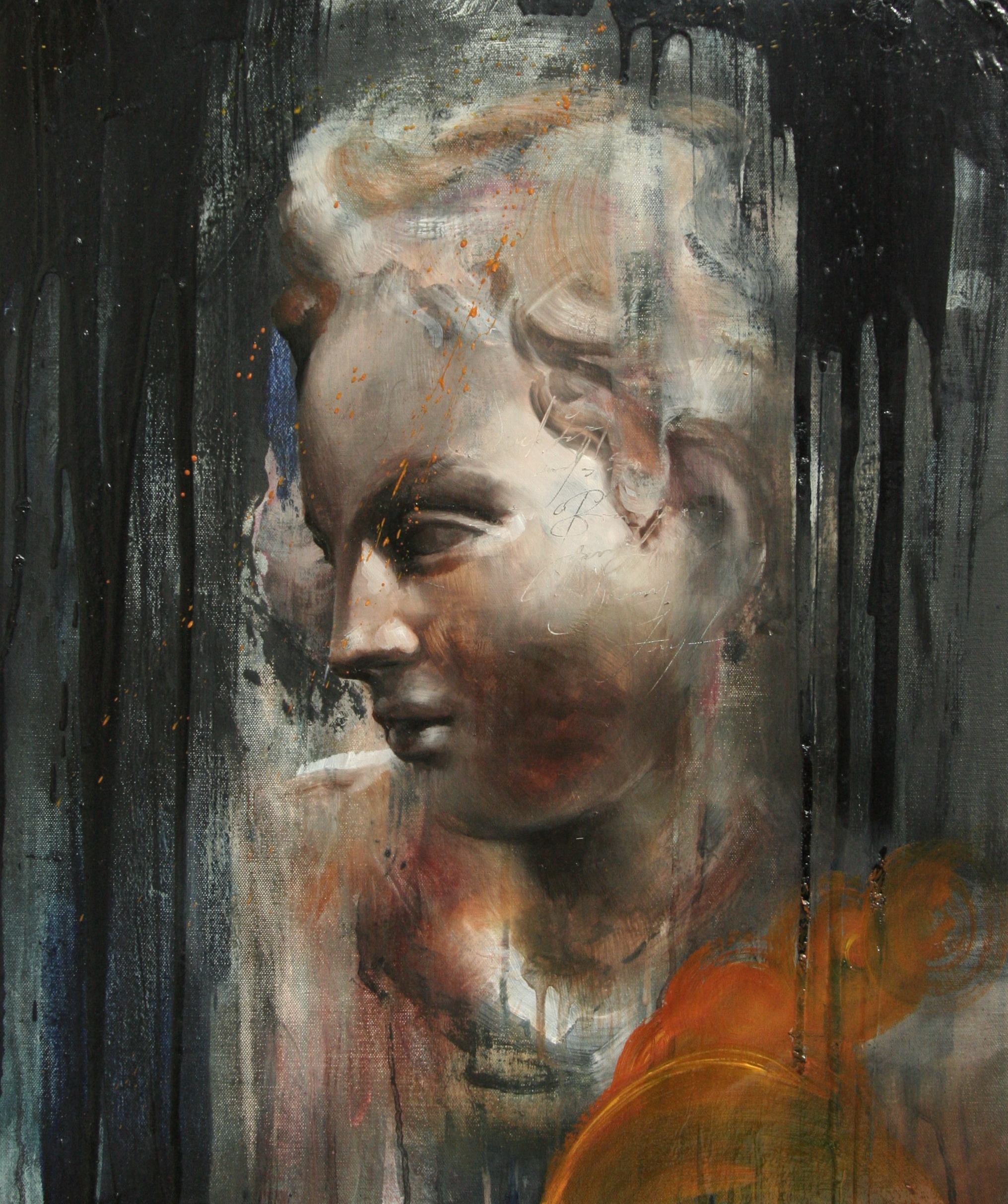 Sonata pian e' forte oil on canvas 20"x24" 2011