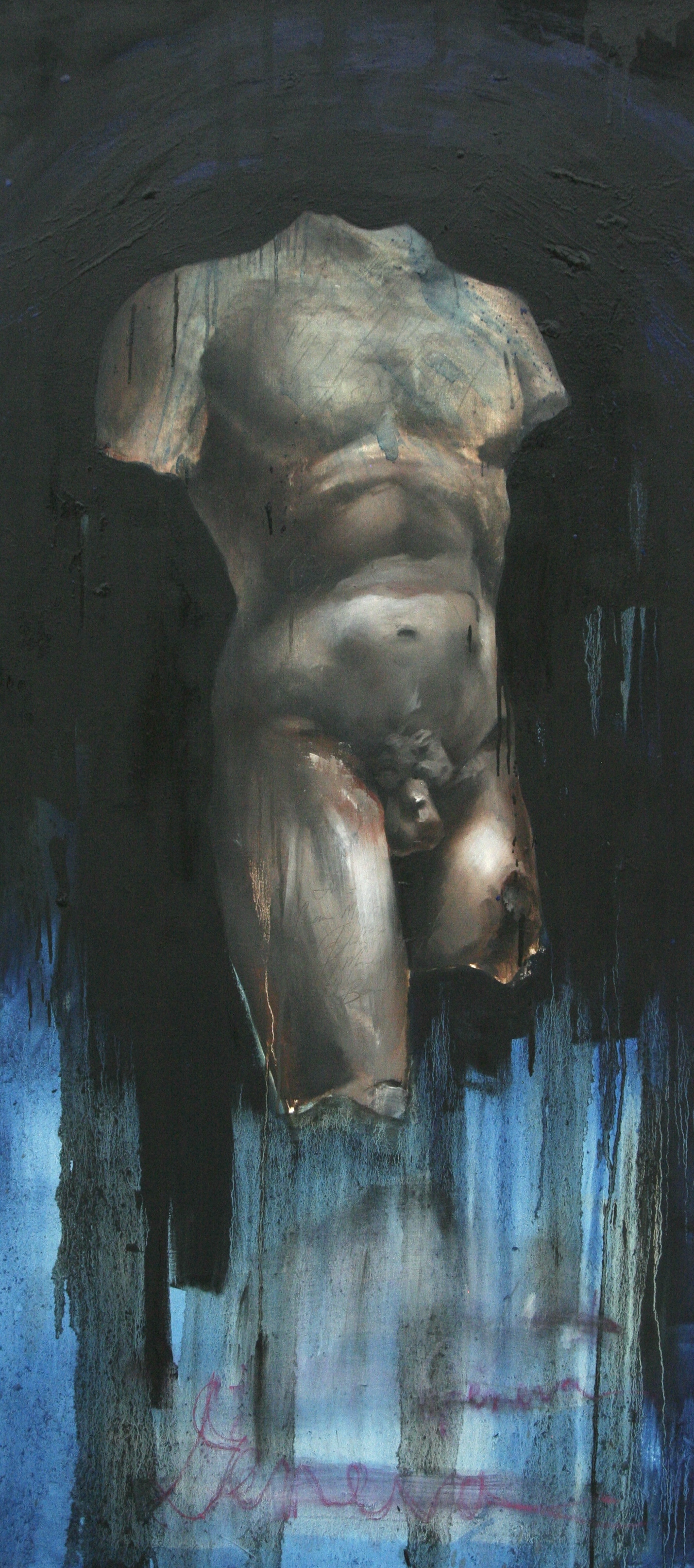 Geneva oil on canvas 32"x70" 2011