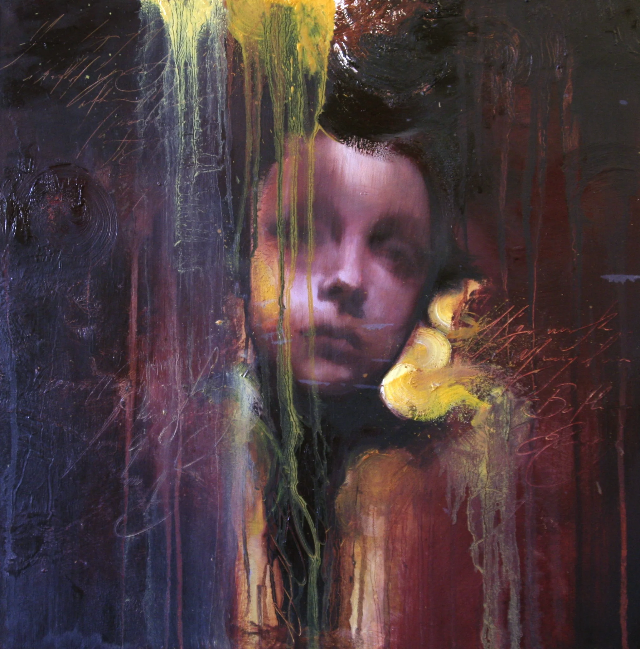 Calliope oil on canvas 24"x24" 2009