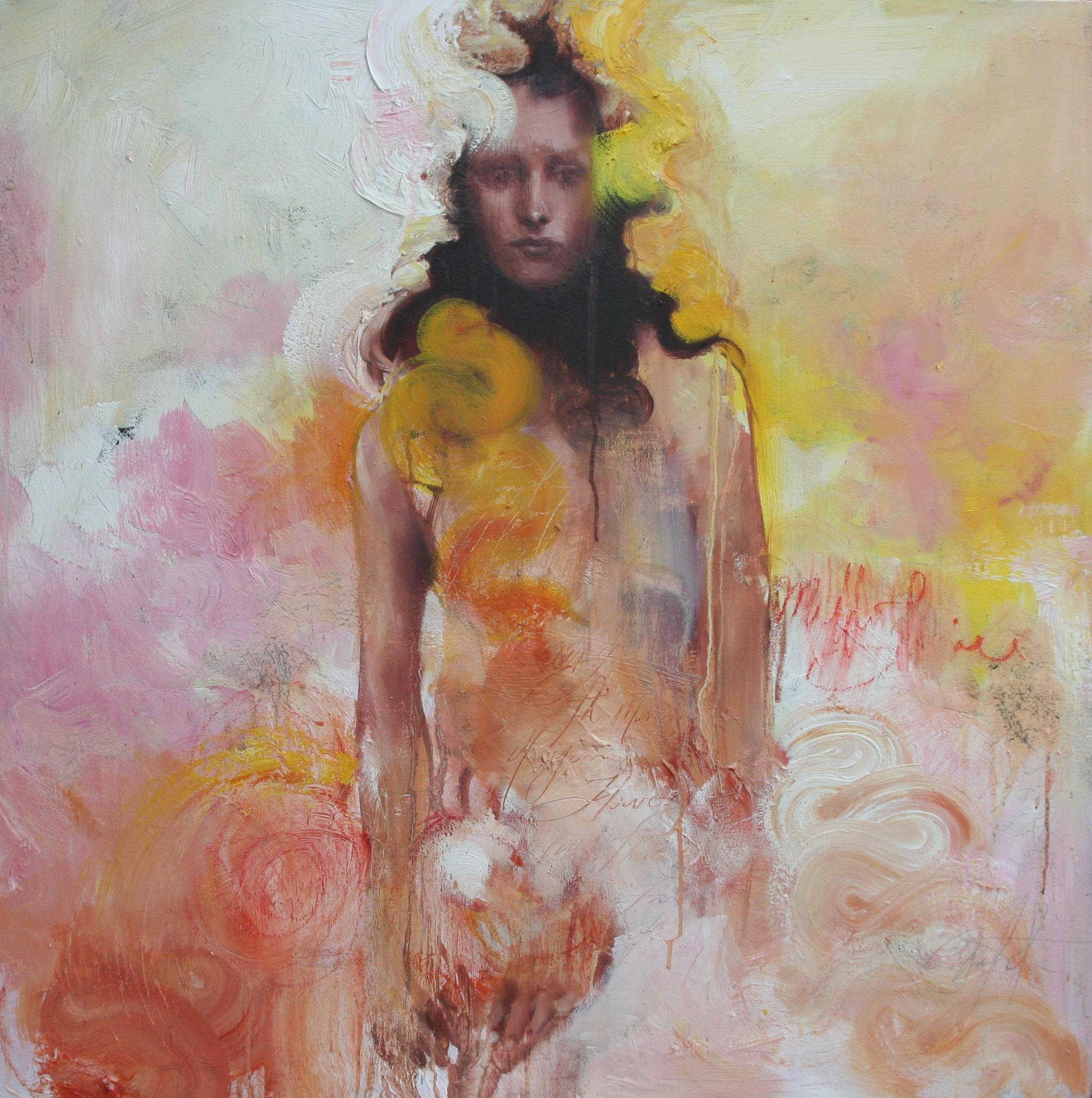 I was Chloris, who am now called Flora  oil on canvas 36"x36" 2008