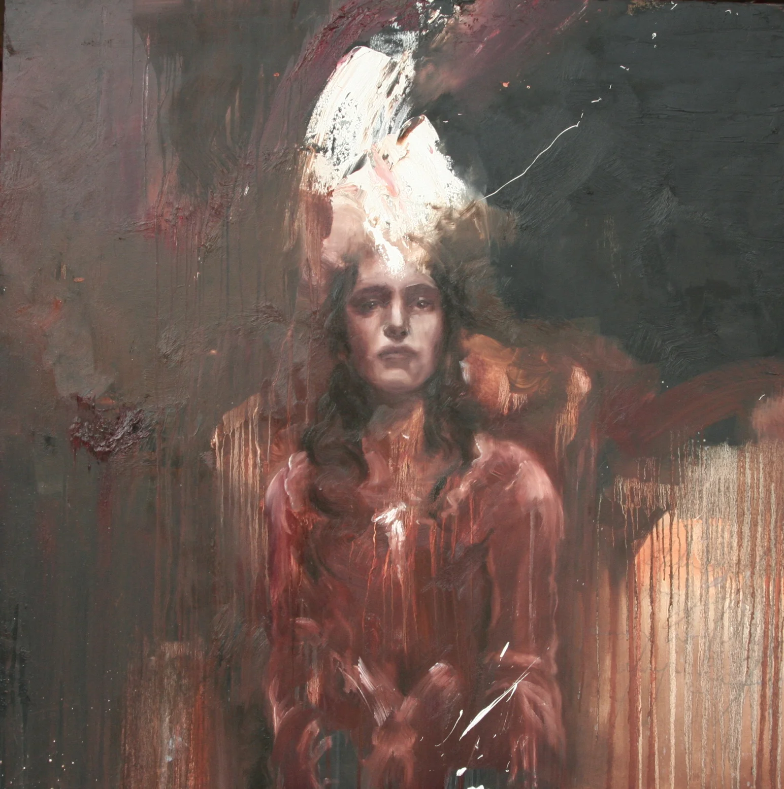 Tristeza's Crown 48"x48" oil on canvas 2009