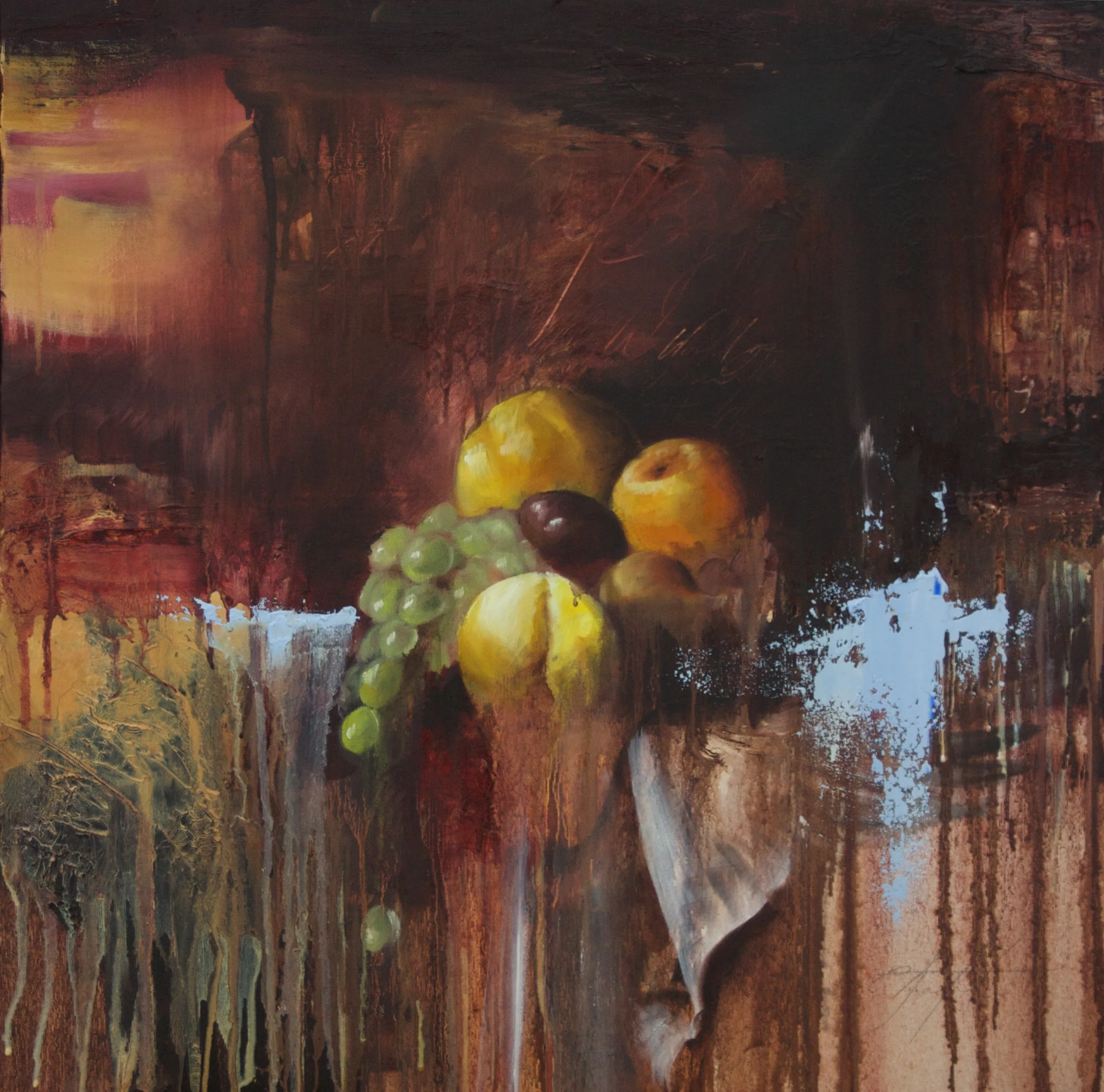 Everything and Nothing oil on canvas 24"x24" 2009