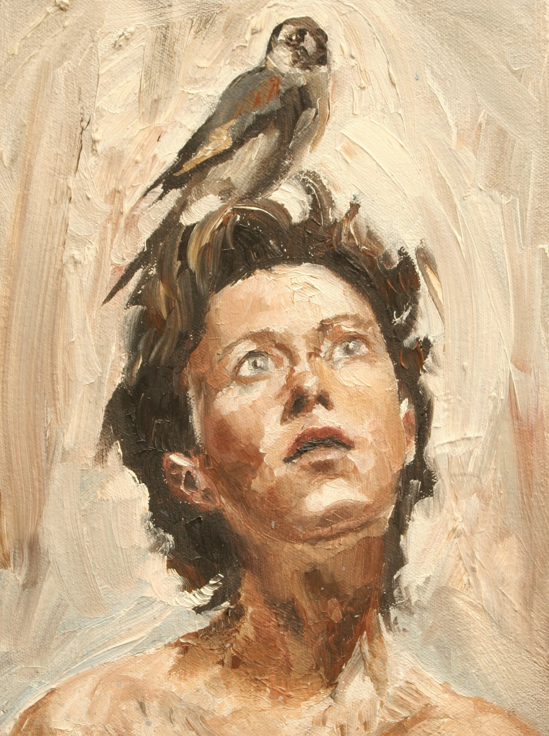 Weather Vane oil on canvas 9"x12" 1999