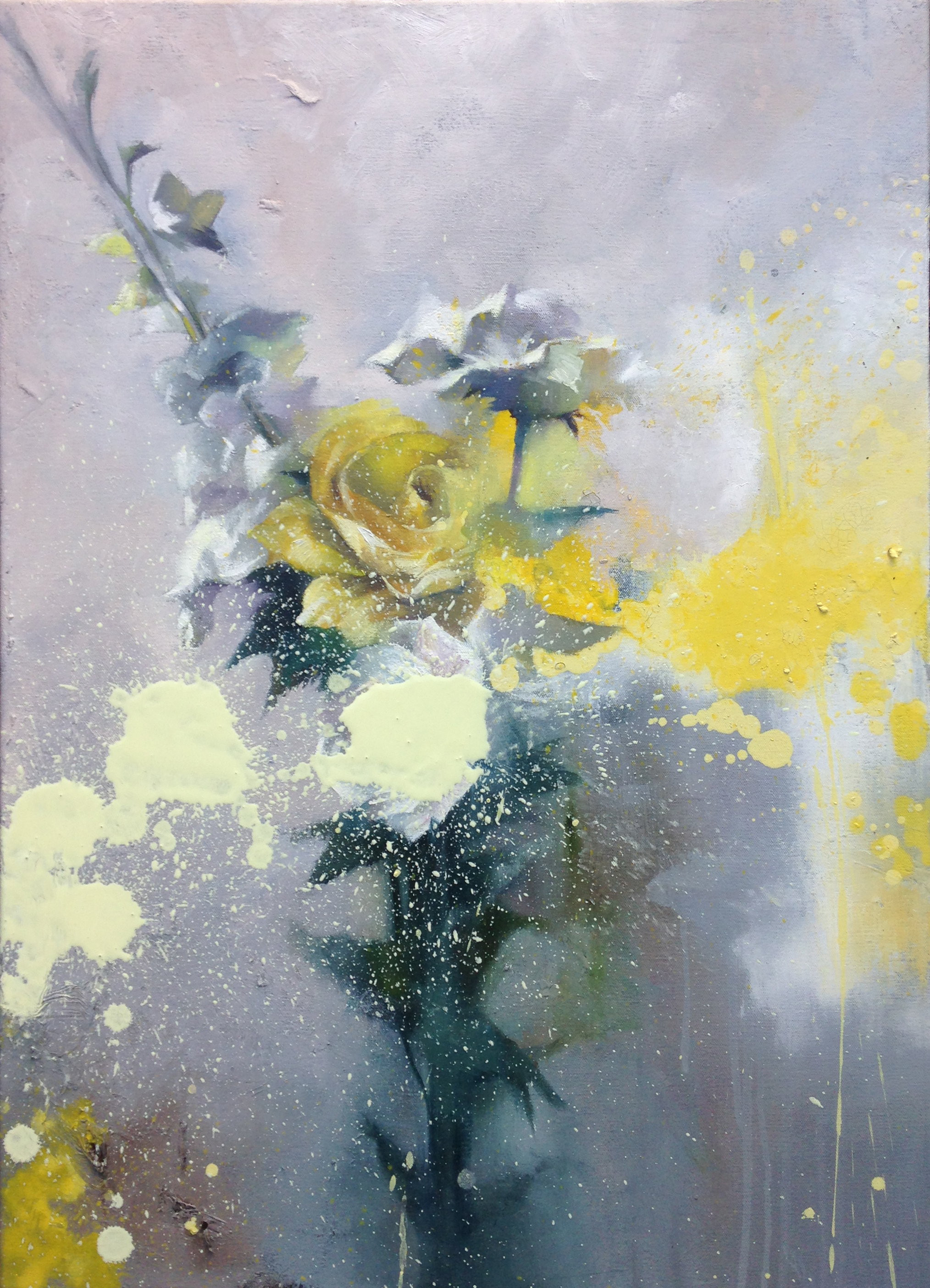 Les Fleurs du Mal 20"x28" oil on canvas 2015