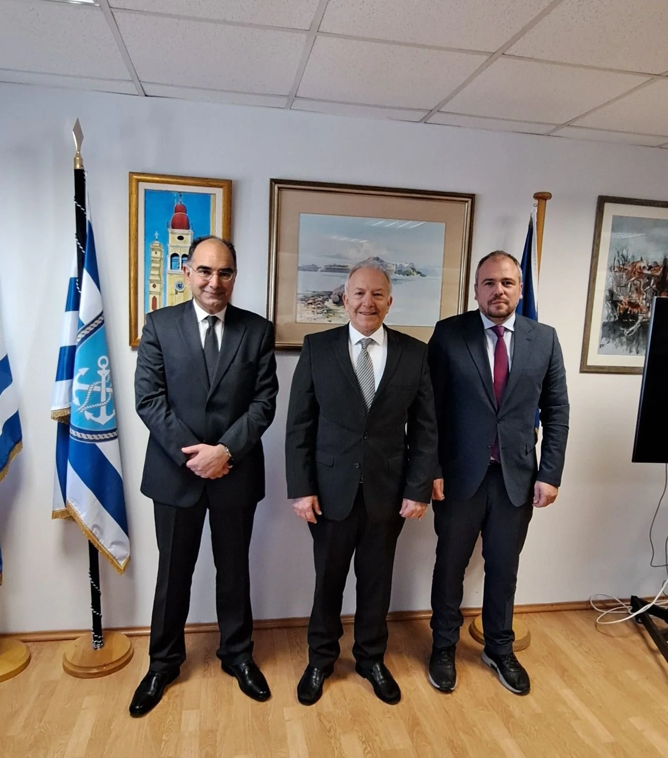 Επίσκεψη Κ. Μπιζά στον υφυπουργό Ναυτιλίας