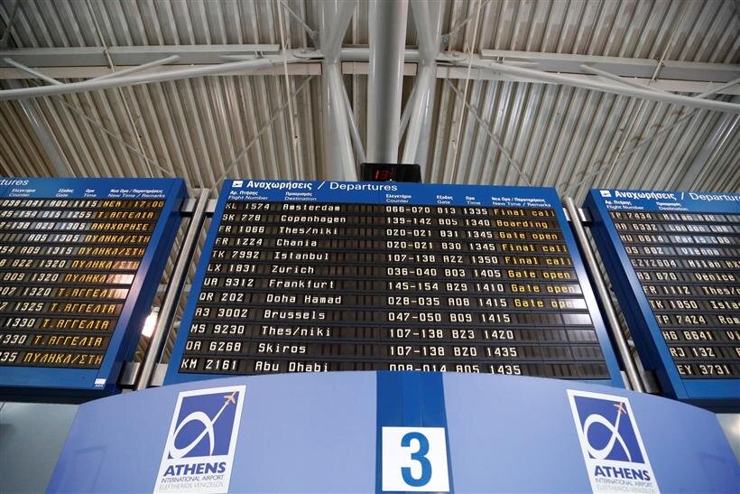 Stop στις επιβατικές πτήσεις από και προς την Ελλάδα από την Κυριακή