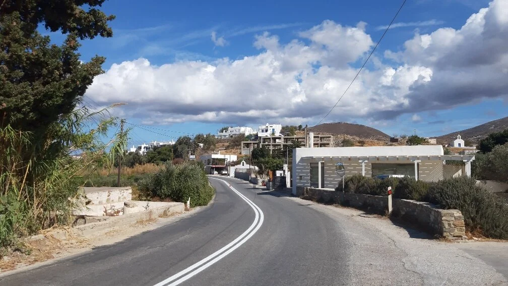 Διαγραμμίσεις στο επαρχιακό δίκτυο | Ανακοίνωση επαρχείου Πάρου