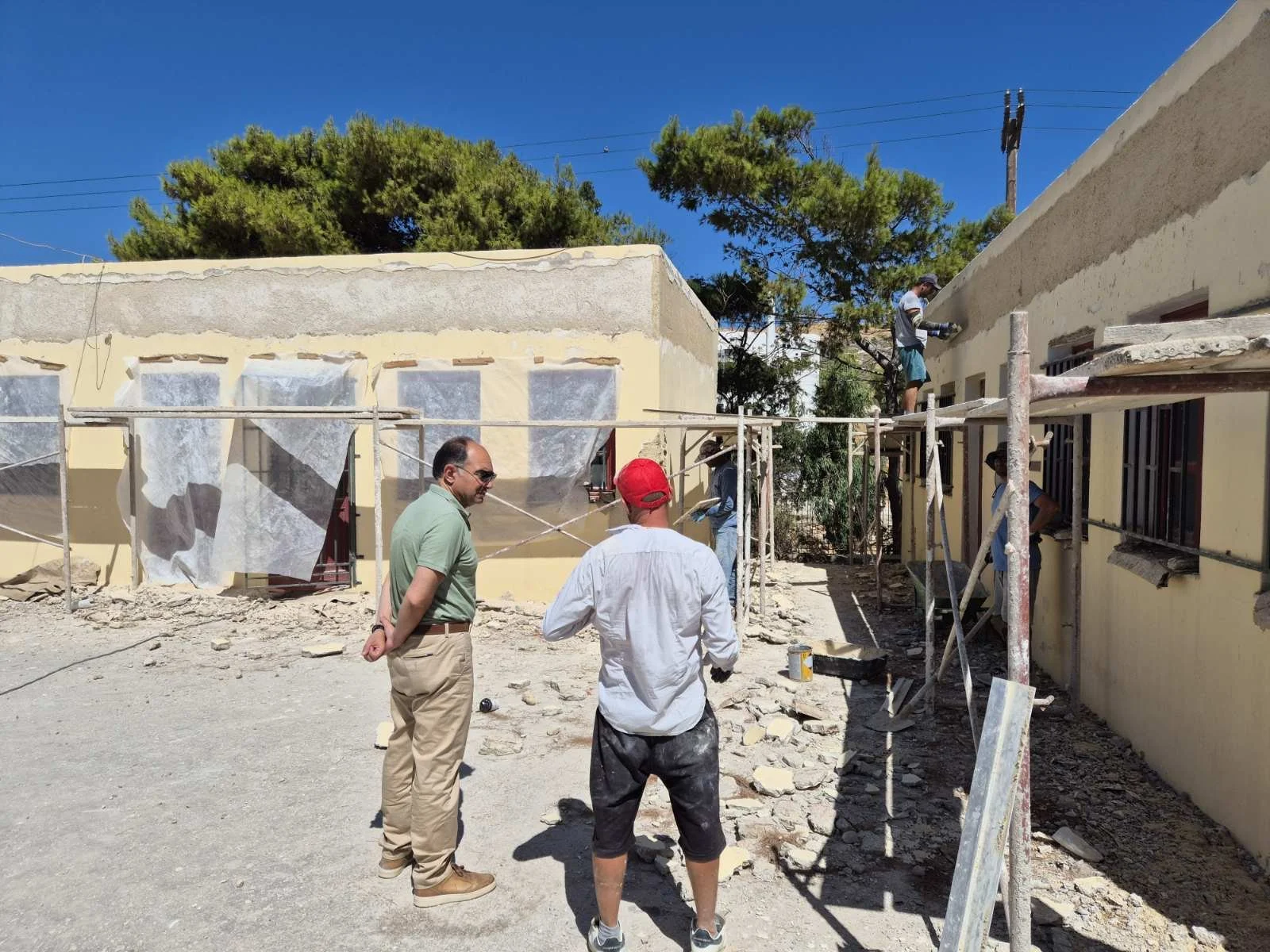 Επισκέψεις Κ. Μπιζά σε έργα υποδομής στη Νάουσα