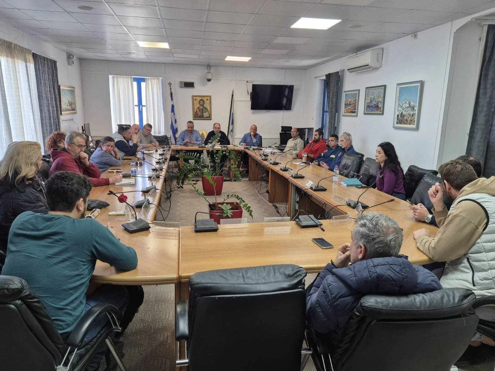 Ορισμός χώρων καταφυγής πολιτών σε έκτακτες καταστάσεις  στην Πάρο