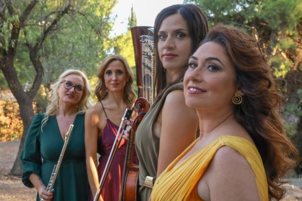 Dryades Quartet στο Πάρκο Πάρου, την Τετάρτη 2 Σεπτεμβρίου