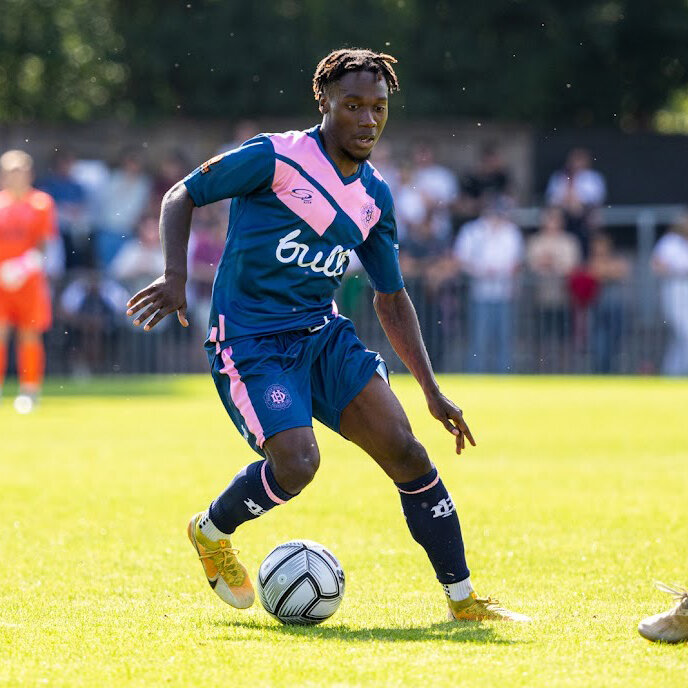 Darren McQueen in the home kit