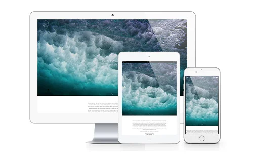 Squarespace Website for Ocean Photography