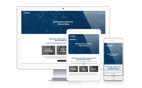 Squarespace Website for Medical Data