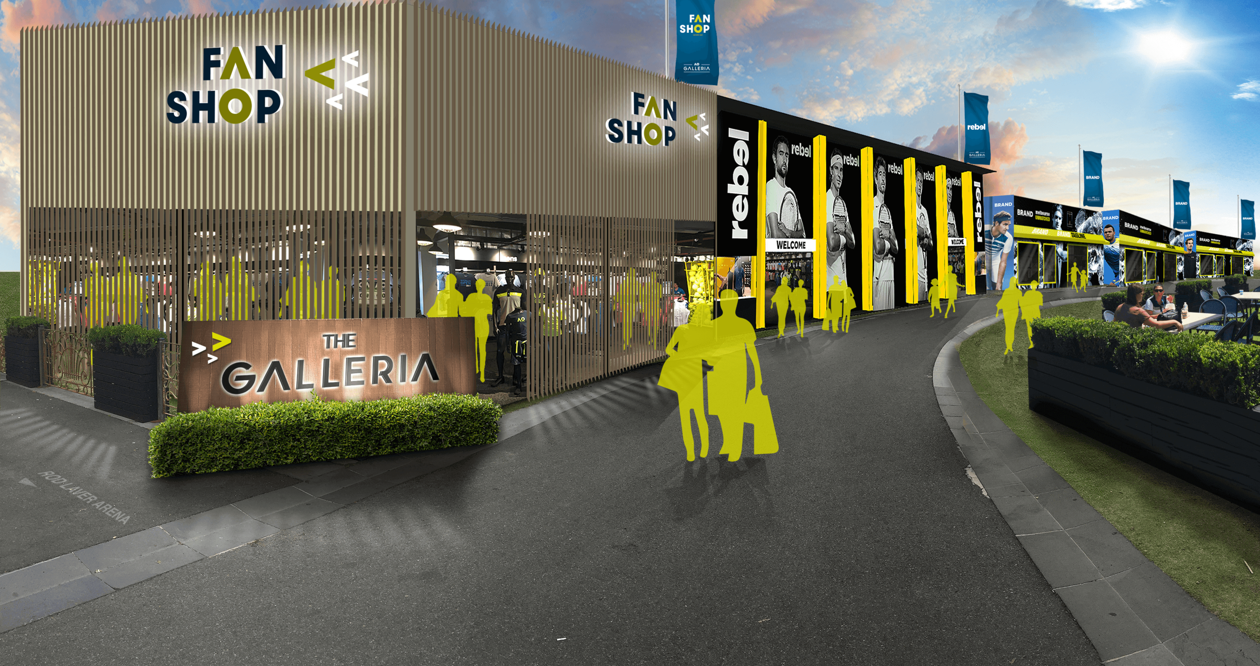 Australian Open store concepts