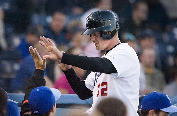 Matt Wieters as a member of the Norfolk Tides in 2009 (credit: Hamptonroads.com)