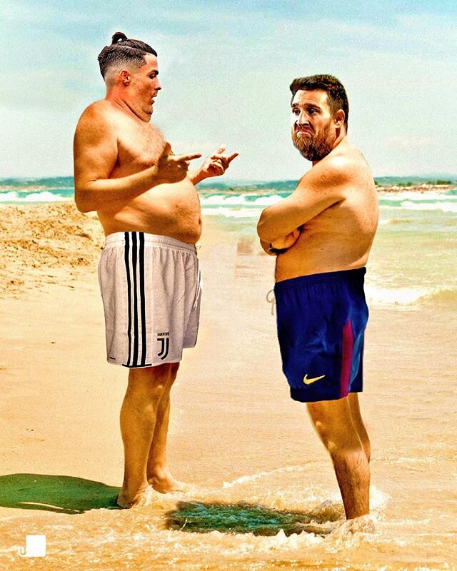 Training camp 2021
.
CR7: &ldquo;So...er...you stuck to the self isolation nutrition and fitness plan right?&rdquo;
.
Messi: &ldquo;... yeah yeah, totally...Er... you?&rdquo;
.
#coronavirus #covid_19 #selfisolation #socialdistancing #cr7 #ronaldo #cr