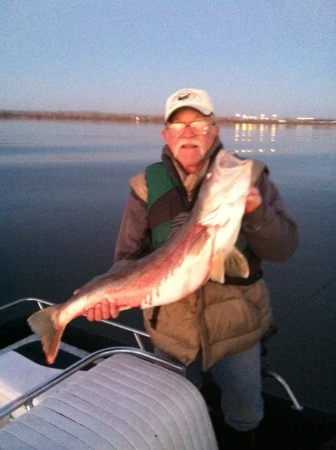  Another picture of Rob's 15lb fish caught in February. 