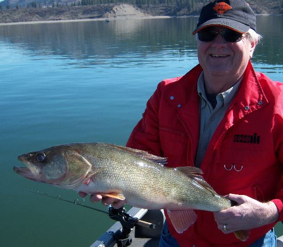  Dave's 7 pound fish at Lake Roosevelt in early March. 