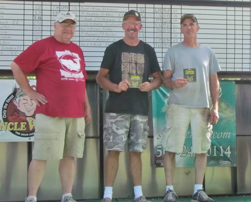 2014 Washington State Walleye Circuit Final Points Leaders Sam Grant and Dave Harrell