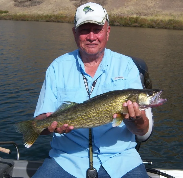  Doug caught this 5 1/2 pound walleye at the Texas Rapids Fish Day 