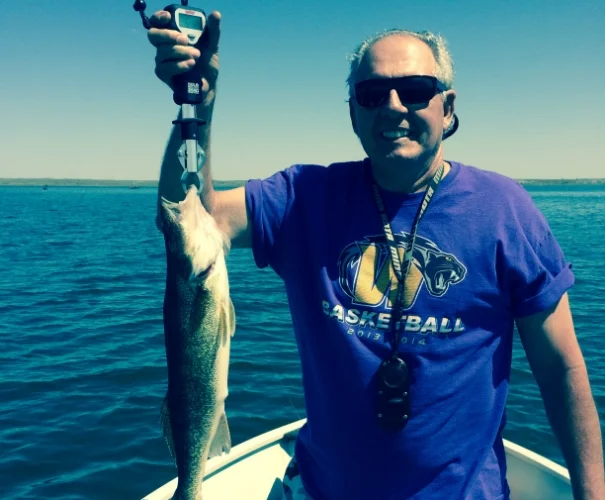 Ken and his 5 pound 12 ounce walleye