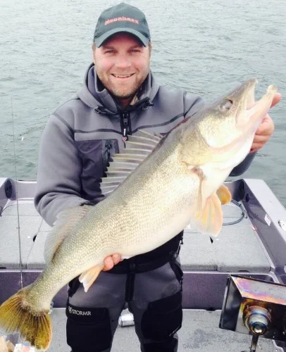 Luke's 17 pound 13 ounce walleye