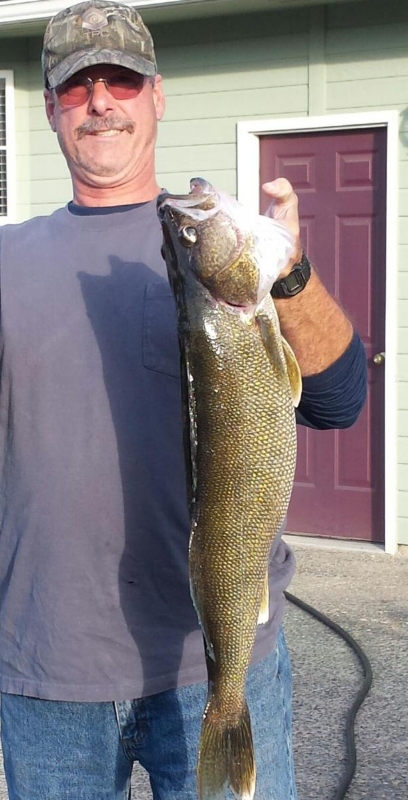 Joe's 9 pound 14 ounce walleye measuring 31 inches on the Snake River. November 4th.