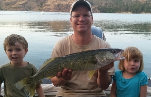 A 6 pounder during a family camping trip!