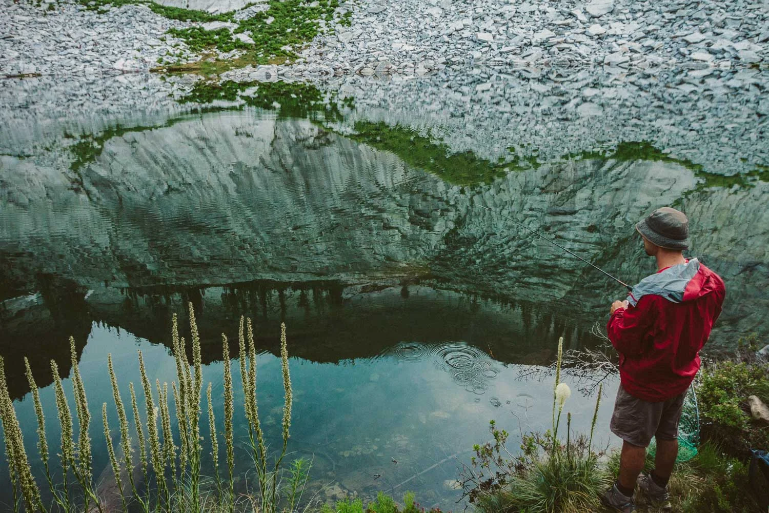 Lake in the Bitterroot Mountains