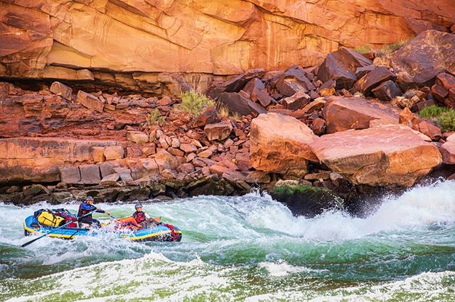 Little boats, big rocks.